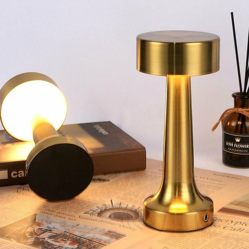 Cordless Touch Desk Lamp LED Rechargeable USB Dimming Table Light For Bar KTV - Picture 4 of 15