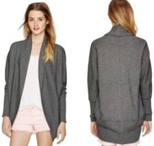Aritzia Wilfred Diderot Metal Studded Cocoon Cardigan Heather Gray Size XS