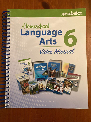Abeka Homeschool Language Arts 6 Video Manual - curriculum/lesson plans 