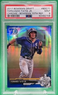 2017 Bowman Chrome Fernando Tatis Jr. RC Rookie 70th BLUE 