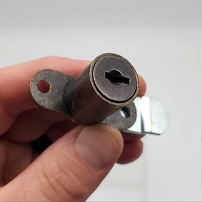 CompX C8080 Cam Lock Antique Brass Keyed Alike C415A 7/8''L x 5/8''D Cylinder