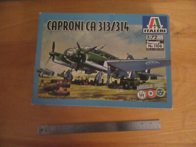 Vintage Italeri Caproni CA 313/314 1:172 Scale Airplane Model Kit