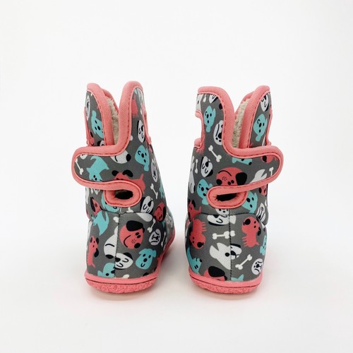 BOGS Infant Baby Toddler Girl's Puppy Waterproof Boots Size 6 - Picture 4 of 9