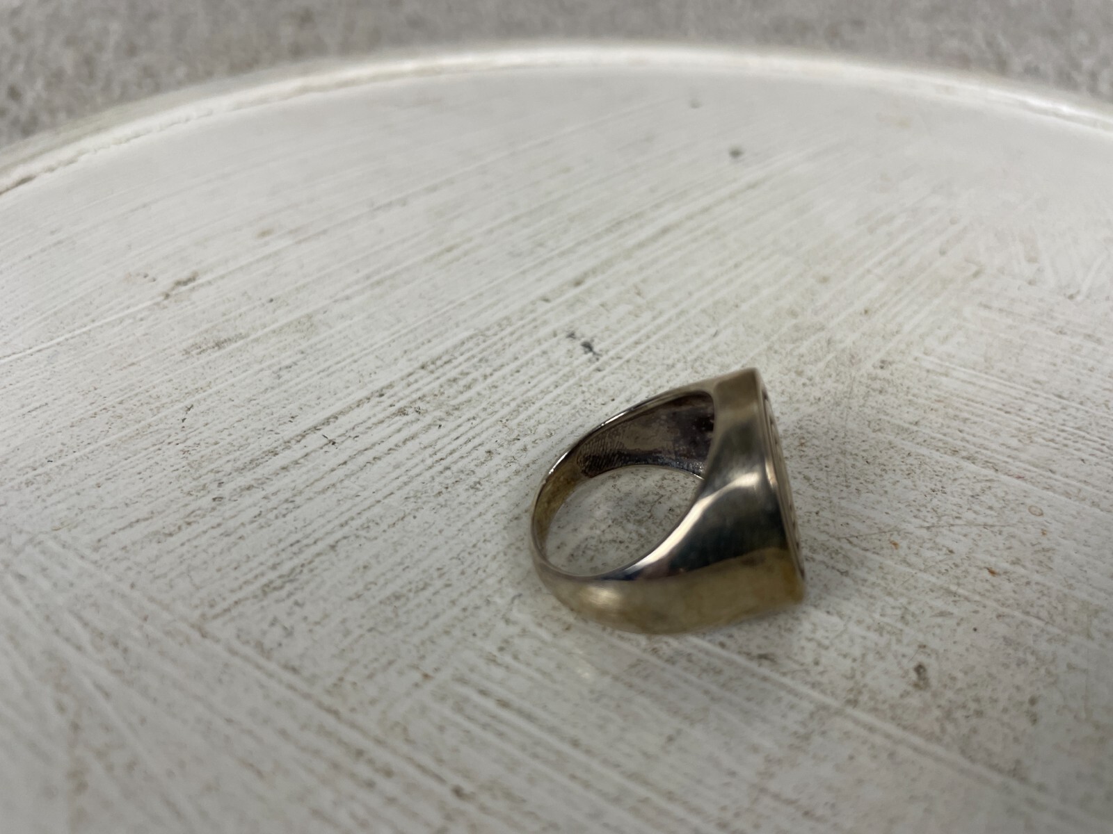 Statement Ring Womens Size 7.75 Round Spiral Twir… - image 2