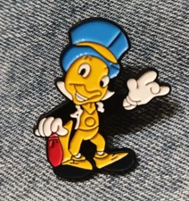 JIMINY CRICKET- ENAMEL PIN-UNBRANDED-SHIP ALL THE PINS YOU BUY FOR $4.99