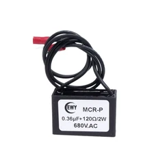 Electronic arc extinguisher 0.36uF 120R 680V spark absorption eliminator