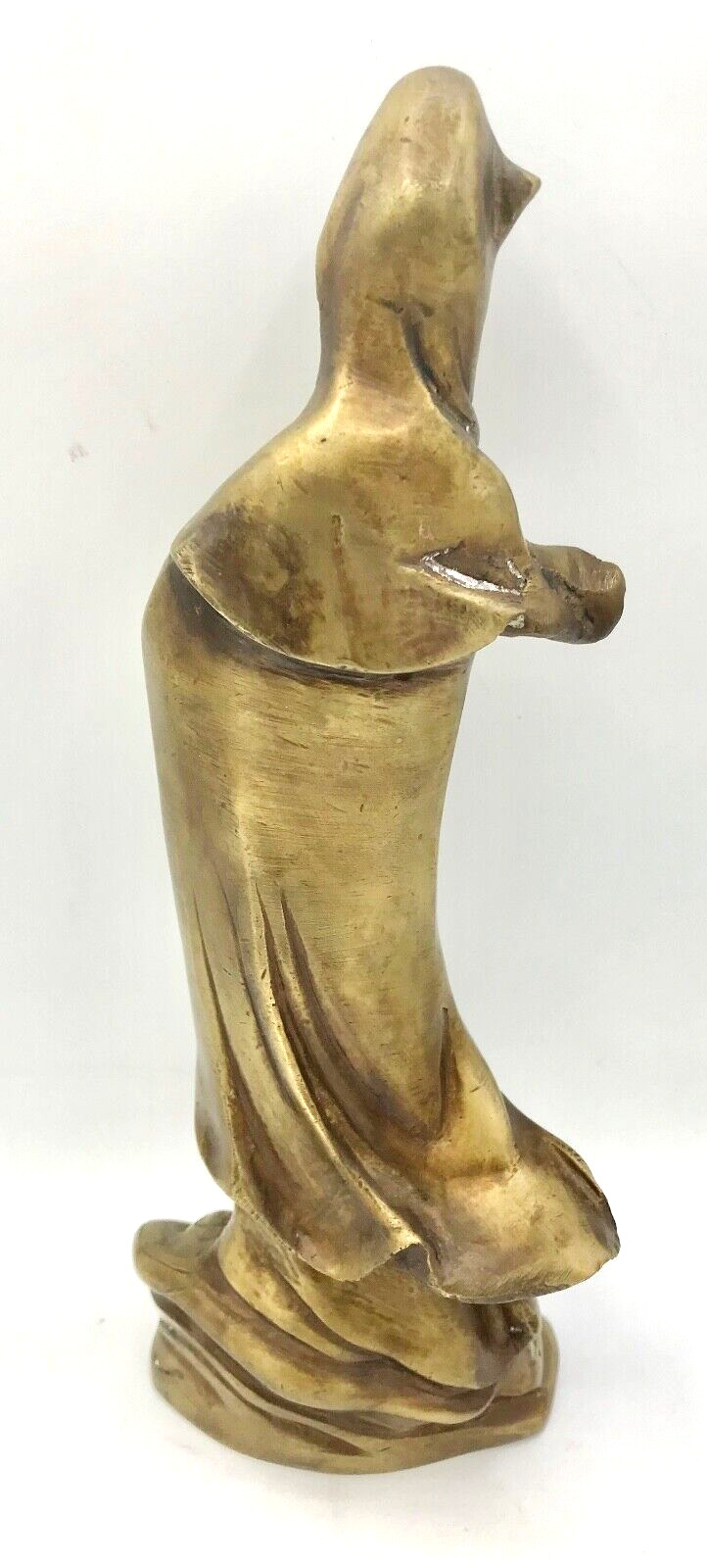 9” Bronze Standing Kwanyin Guan Yin Kuan Yin Goddess Statue w/ Flowing