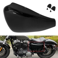 Left Battery Side Cover For Harley Sportster XL883 XL1200 Iron 883 2014-2023