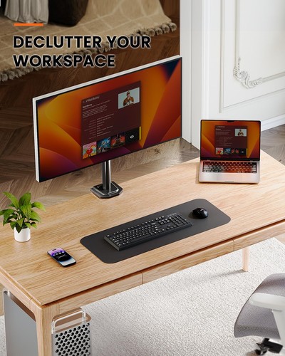Monitor Halterung 1 Monitor für 13-32 Zoll Bildschirme Monitorhalterung Höhen... - Bild 6 von 7