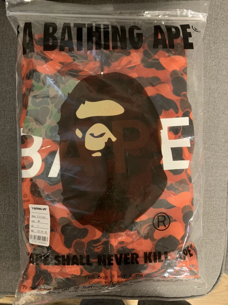 Bape x XO Camo Shark Full Zip Hoodie Small | eBay
