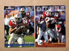 Eddie George Rookie 1996 Classic All-American Draft & Base Football Cards.Oilers