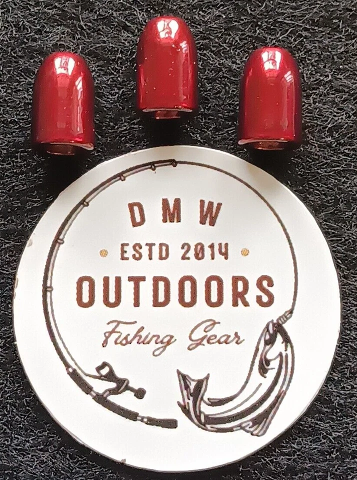 Tungsten RED Worm Weights 1/16 ounce (1.8g) 15pk, Bullet Weights - Image 3 of 4