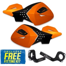 UFO Universal Handguards for Motocross with fixing kit Bush Guards MOTO X Orange