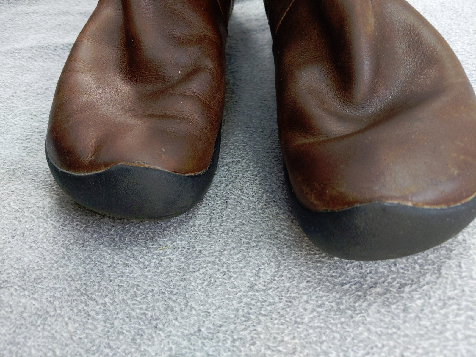 Stivali KEEN Bern Baby Bern donna 9 39 5 pelle marrone impermeabili equitazione zip laterale