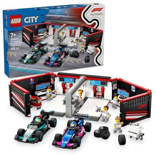 NEW LEGO City F1 Mercedes-AMG & Alpine Race Car Garage Set