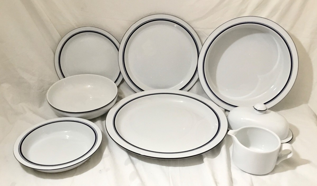 DANSK BISTRO CHRISTIANSHAVN BLUE DINNER WARE INDIVIDUAL PIECES