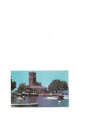  Postcard Miller Bell Tower and College Club Lake  Chautauqua  New York