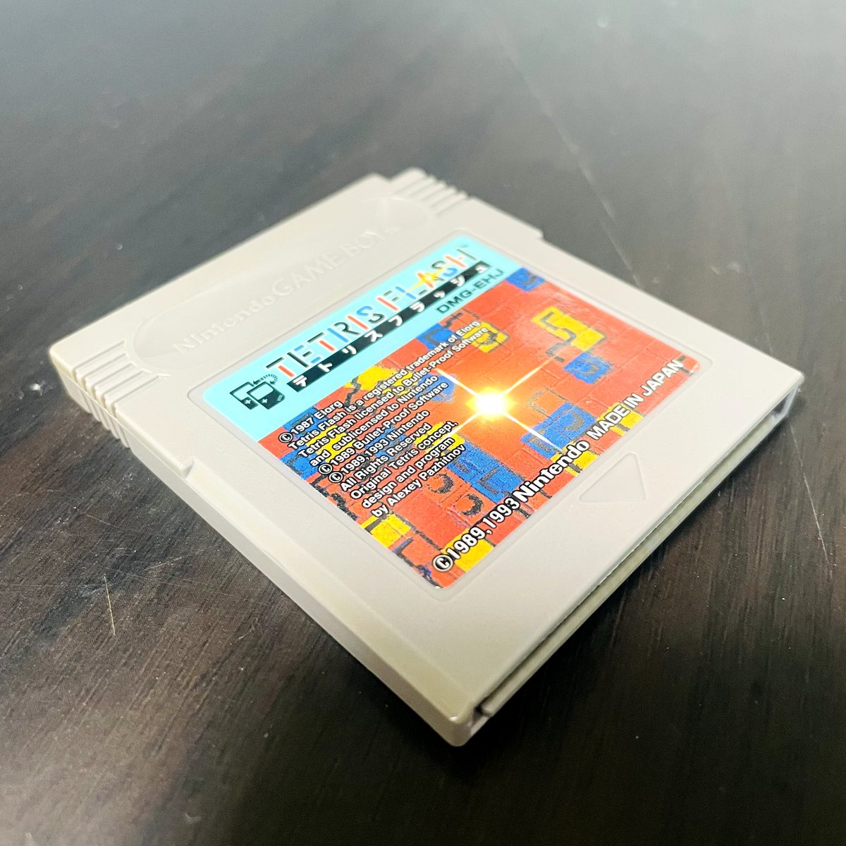 Tetris Flash Sur Game Boy – Version Japonaise (NTSC-J) – Bon état Complet