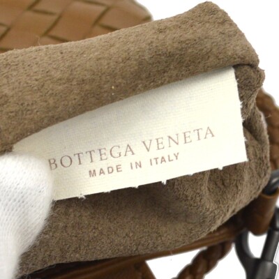 Bottega Veneta Brown Intrecciato Phone Case Small Good