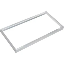 LED Ceiling Light Surface Mount Frame Kit 2x4 ft Universal Flat Panel Mounting