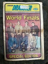 Original October 1970 National Dragster Racing 6th Annual NHRA World Finals Book