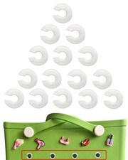 Charms Fastners for Bogg Bag, Charm Secure Clips Blank Bit Accessory Compatib...