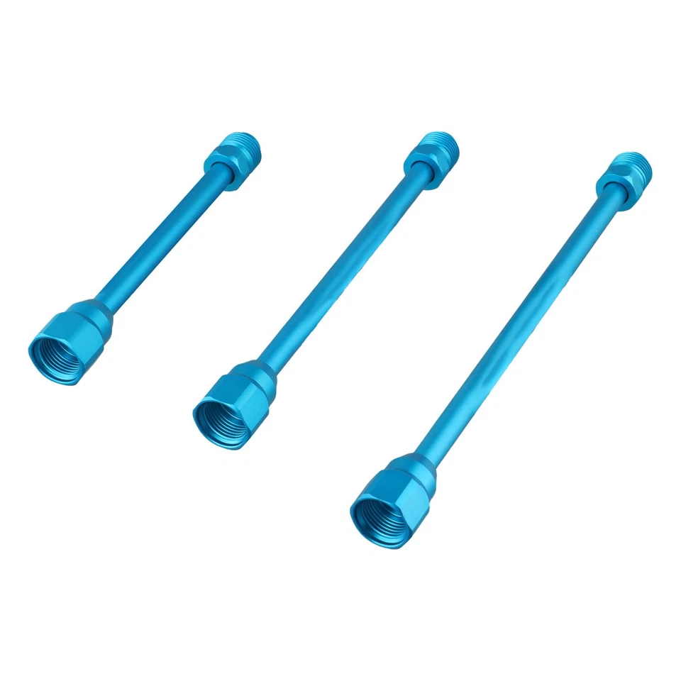 3pcs Airless Sprayer Tip Verlängerung 20/25/30cm Aluminium Blau - Bild 3 von 4