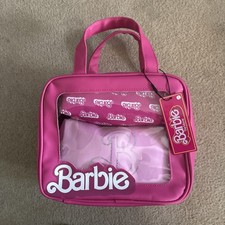 Barbie Official Merchandise Pink Travel Makeup Bag Set Of 3 (BNWT)