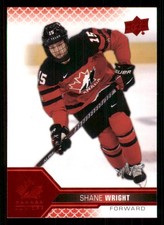 2022-23 Upper Deck Team Canada Juniors Red #1 Shane Wright U20