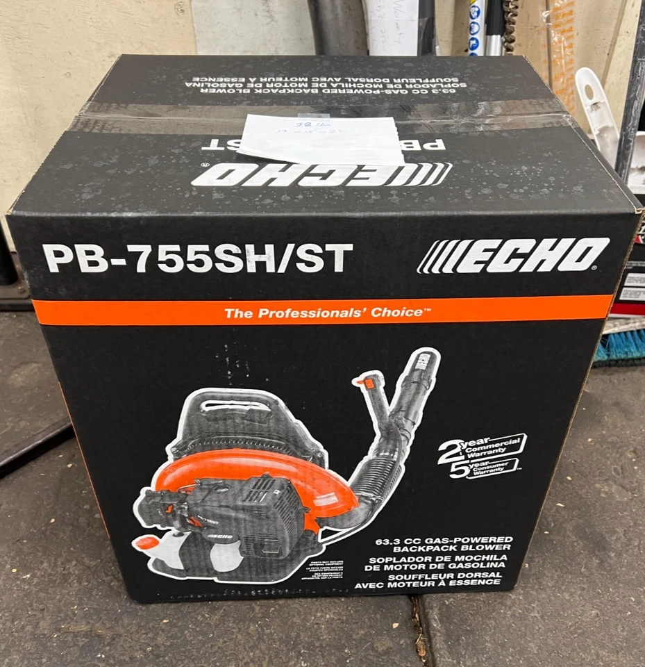 Soplador de mochila Echo PB-755ST GRANDE 63CC con acelerador montado en la derecha NUEVO ENVÍO GRATUITO Foto 4 de 4