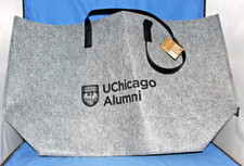 Large Grey UChicago Alumni Tote Bag