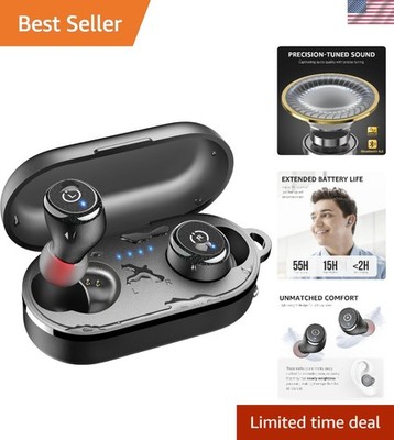 T10 Wireless Earbuds Bluetooth 5.3 Headphones, App Customize EQ, Ergonomic De...