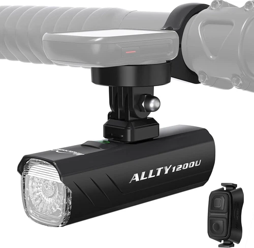Magicshine Bike Lights ALLTY 1200U, Bicycle for Night Riding Black 