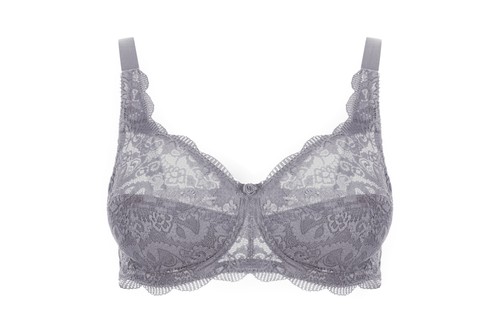 SUSA 95B Special Price Lace Bra 7814 Non Wired Frosty Lavender 268 - Picture 3 of 4