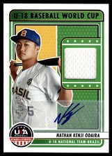 2023 Panini Stars & Stripes NATHAN KENJI ODAIRA WORLD CUP AUTO500/72 U18-NO