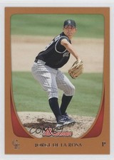 2011 Bowman Orange 63/250 Jorge de la Rosa #57 0l2