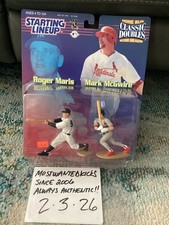 DS 1999 MLB Roger Maris & Mark McGwire Kenner Starting Lineup Classic Doubles