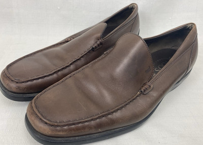Tod's Men's Driving Moccasins Slip On Loafers Shoes SIZE 7  Brown Leather Italy