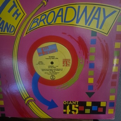 Nuance Featuring Vikki Love Loveride 4th & Broadway BWAY 409 US 1984 Funk Electr