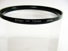 67-72 Step-Up Adapter Ring  Metal  Tiffen Japan  No box  New  6.95 