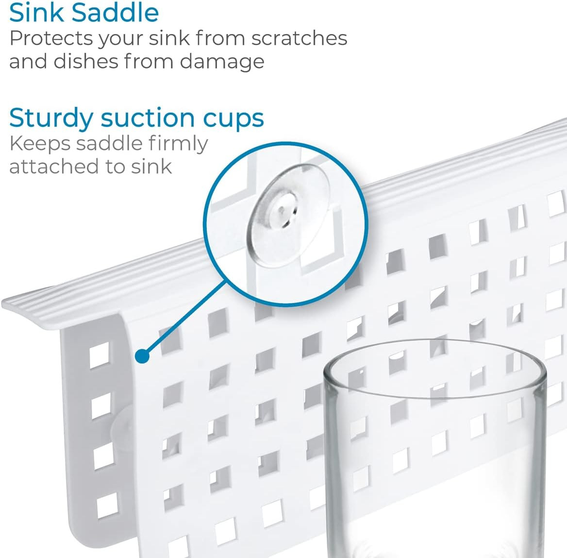 Idesign Plastic Kitchen Mat Sink Protector, the Euro Collection - 11" X 12"