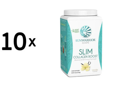 10 x Sunwarrior Slim Collagen Booster (750g) Vanilla (73,33 EUR/kg)