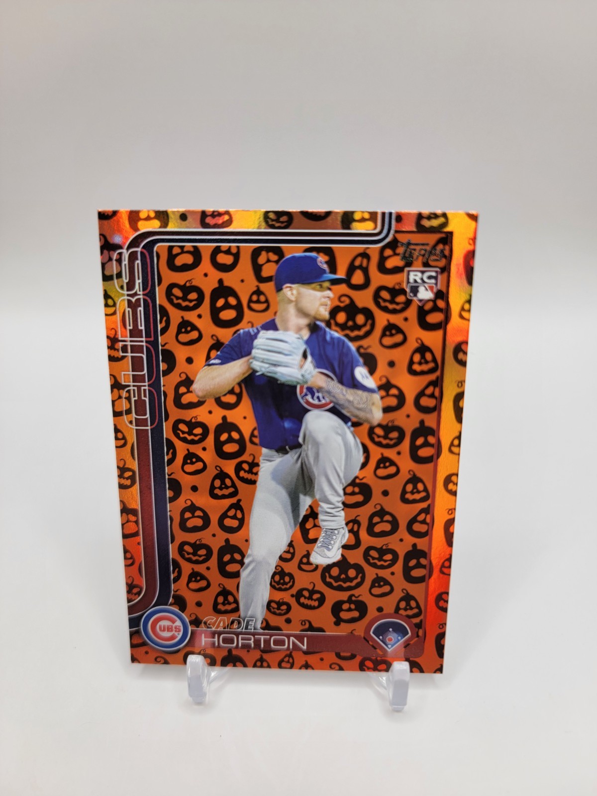 2025 Topps Update Cade Horton RC Holiday Jack O Lantern Pumpkins SP #140 Cubs