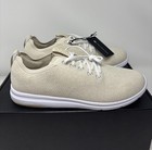 Travis Mathew The Daily Lite Italian Sand Beige White Sneaker Men's Size