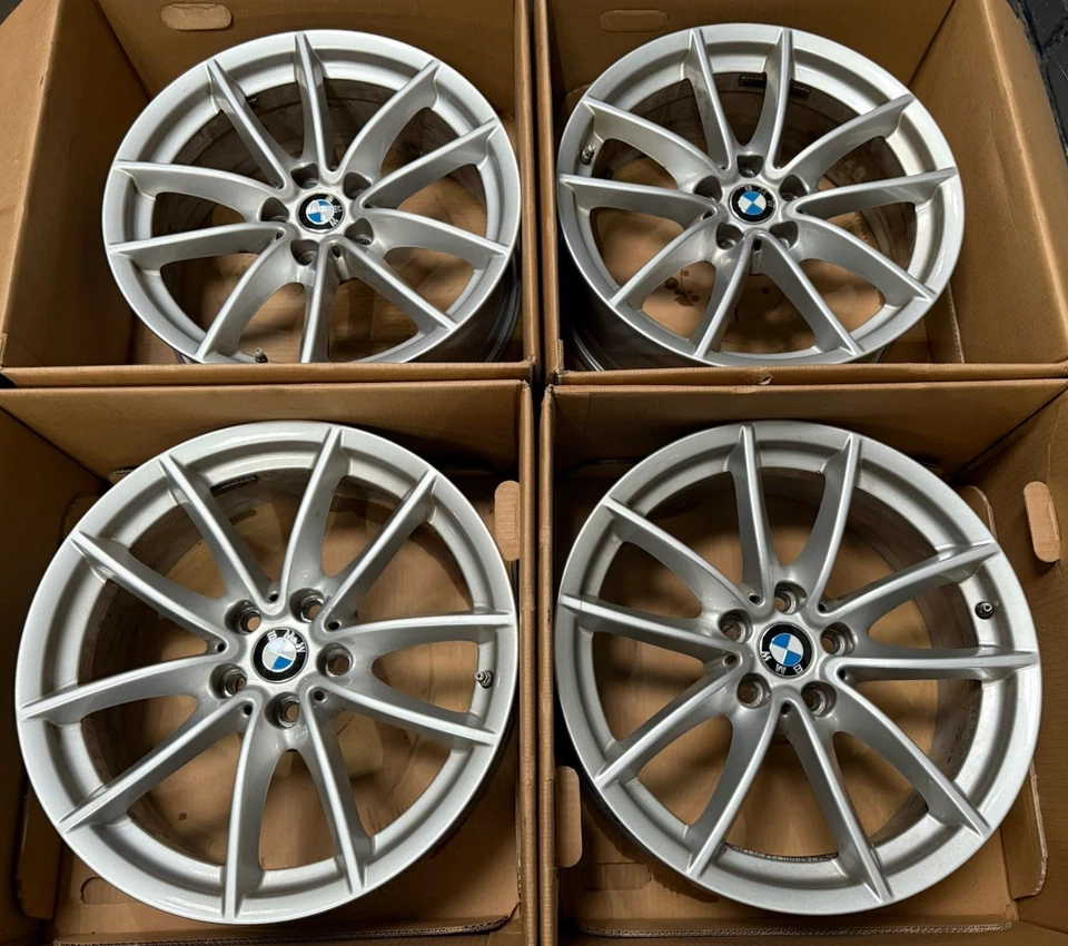 4x Llantas de aluminio BMW 7x 18 pulgadas serie 3 serie 4 serie 5 X4 X3 G02 G01 ET22 6880047 Styling 618 - Imagen 2 de 4