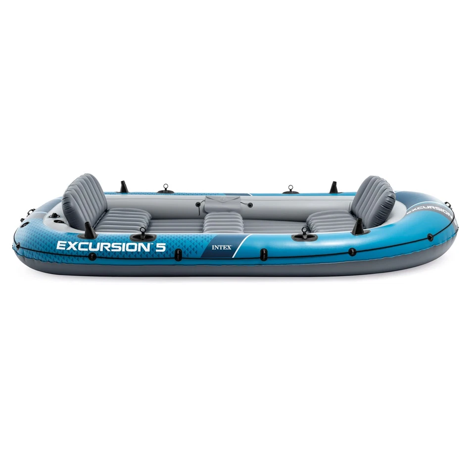 Schlauchboot Set Excursion 5 + Paddel + Pumpe Angelboot für 5 Personen von INTEX - Bild 4 von 4
