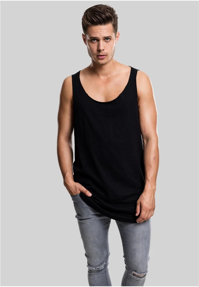 Long Shaped Open Edge Loose Tank S bis XXL | Urban Classics | TB964 - Bild 1 von 1