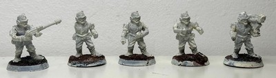 IMPERIAL GUARD : 5 OOP Warhammer 40K IMPERIAL GUARDS metal