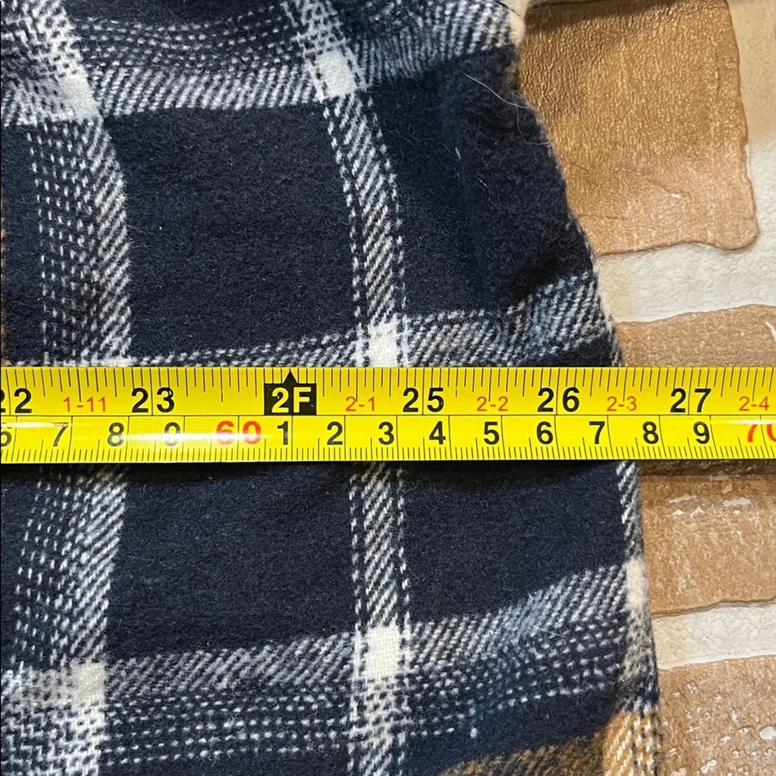 POL Women’s Large Shacket Plaid Patchwork Shirt F… - image 10