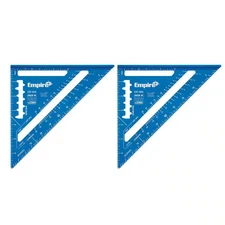 7 In. and 12 In. Laser Etched Aluminum Rafter Squares